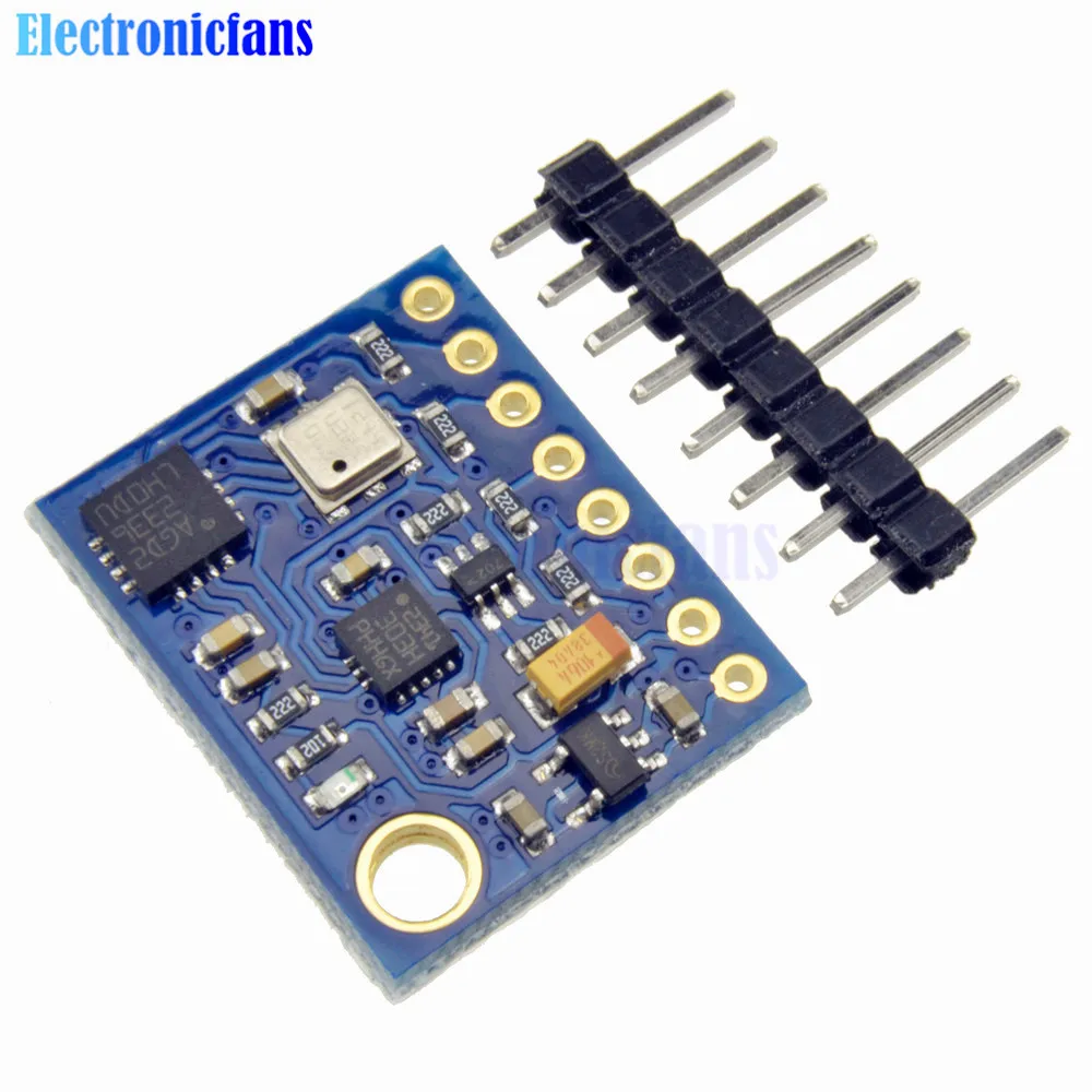 GY-89 10DOF I2C/IIC SPI L3GD20 LSM303D BMP180 Акселерометр гироскоп магнитометр датчик барометра