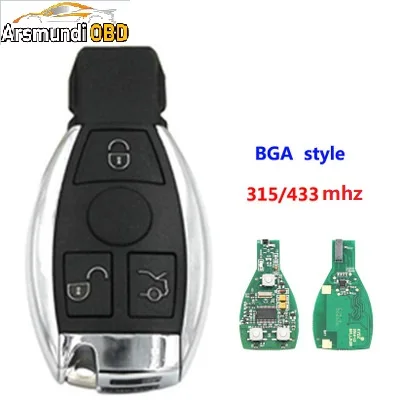Для Benz Smart Key 3 кнопки 315 МГц 433 для MB BGA Style работает с VVDI TOOL | Автомобили и мотоциклы