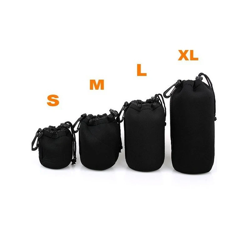 3mm thick (roughly) neoprene belt loop global yatin waterproof soft camera lens bag elastic case | Электроника