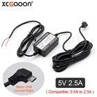 XCGaoon автомобильный преобразователь постоянного тока модуль ввода 12В 24В Ouput 5В 2.5а с кабелем micro USB (изогнутый правый) 3,1 м защита от низкого напряжения