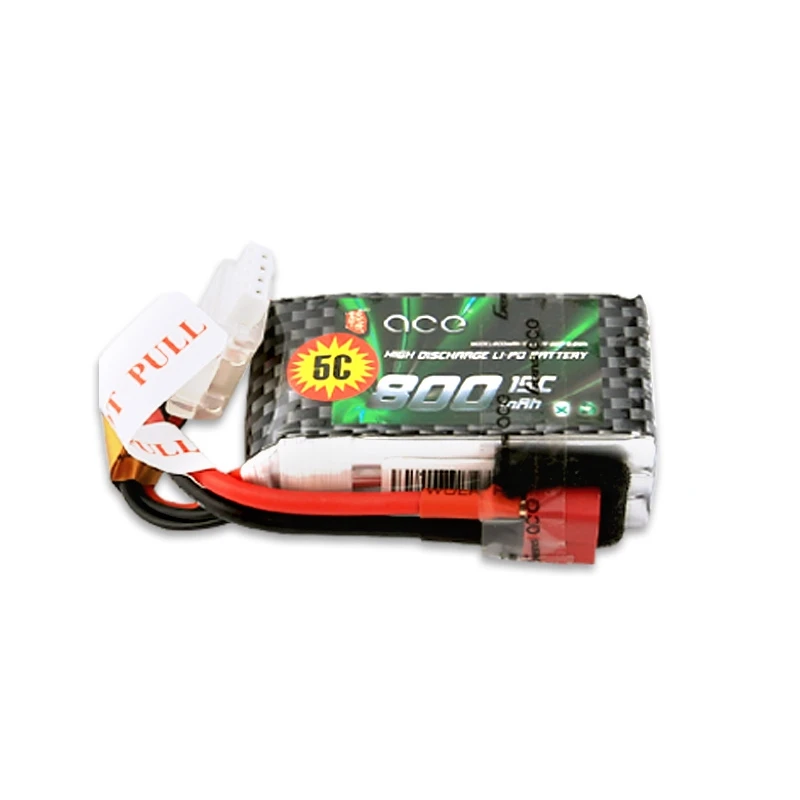 Батарея Gens ace Lipo 7 4 В 11 1 800 мАч 2S 3S 15C Радиоуправляемый квадрокоптер T разъем для
