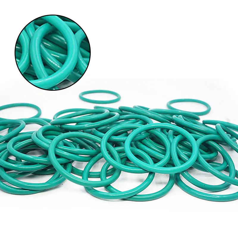 Резиновые кольца Green FKM уплотнительное кольцо толщина 5 мм OD52/55/58/60/62/65/68/70/75/80
