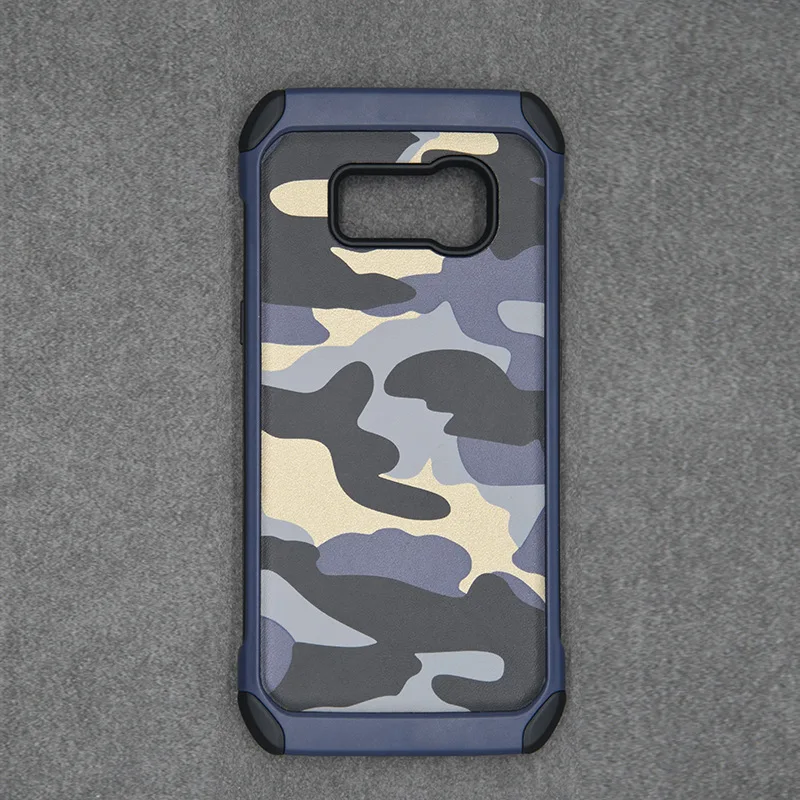 For Samsung S8 PLUS S7 EDGE Army Camo Camouflage Pattern PC+TPU 2 in1 Anti-knock Protective Back Cover for Galaxy S6 |