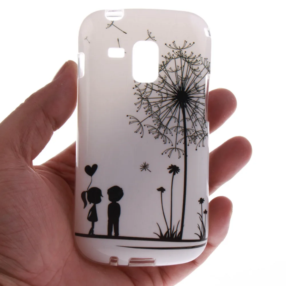 Мягкий ТПУ IMD для SAMSUNG Galaxy S Duos GT S7562 7562 Trend Plus S7580 S7582 задняя крышка TX|Бамперы| |