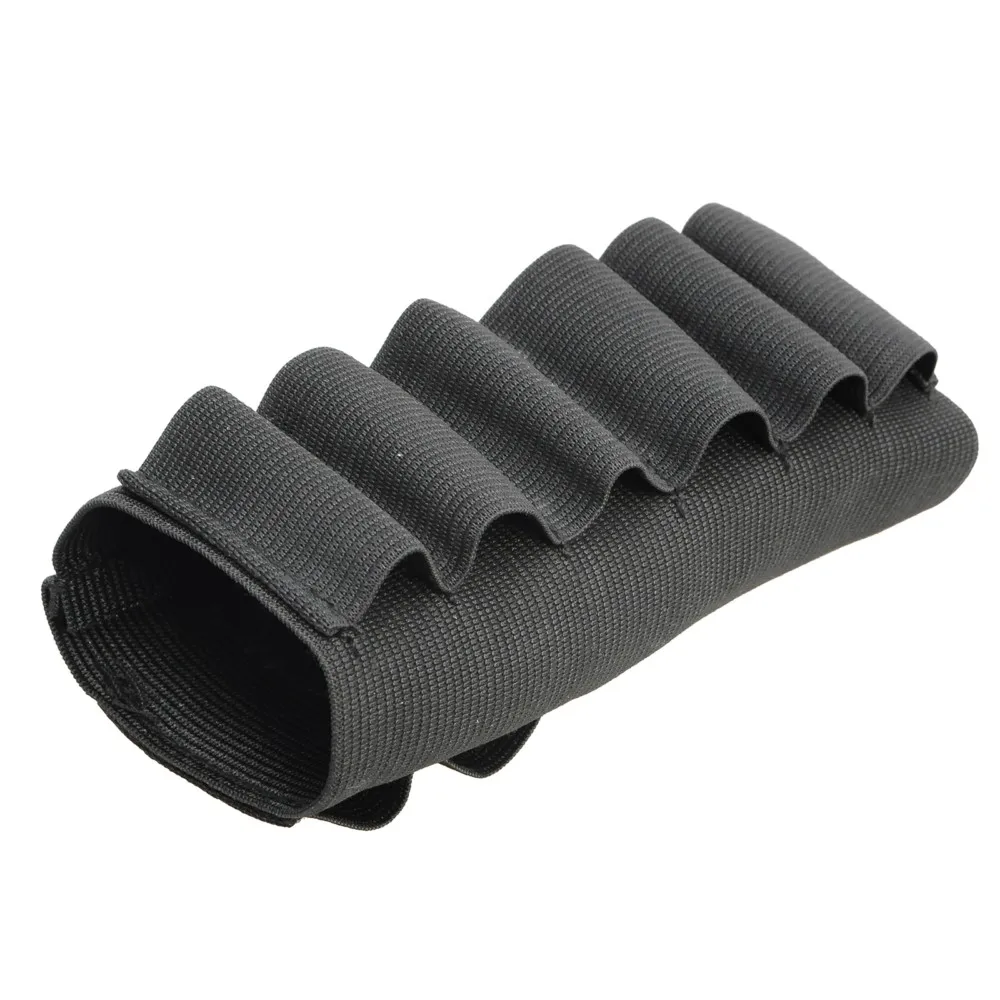 Airsoft 5/6/8/9 Rouds нейлоновая оболочка держатель тактические боеприпасы держатель картриджа винтовки пуля Перевозчик приклад чехол в стиле милитари на открытом воздухе
