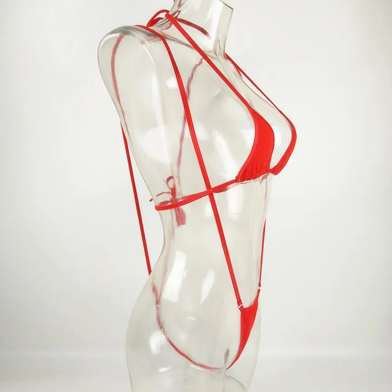 Купальник женский мини-бикини бандаж бразильский пикантный купальник из двух