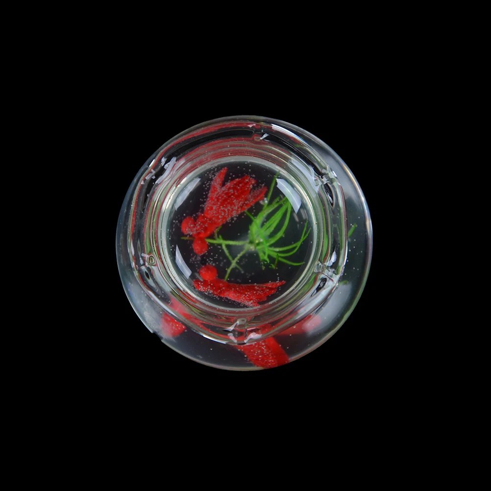 1:12 Кукольный домик Миниатюрный стеклянный аквариум прозрачные аквариумные