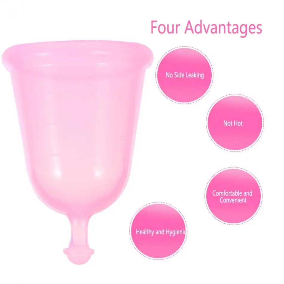 Многоразовые женские менструальные чаши 2 размера медицинская силиконовая