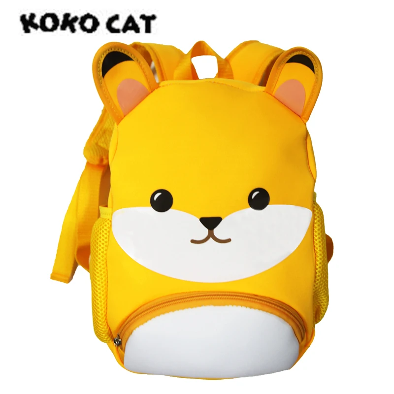 KOKOCAT 3D Милые водонепроницаемые детские школьные сумки с бабочками рюкзаки
