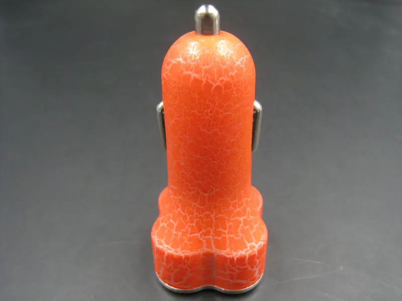 Сливы трещины зарядное устройство для автомобиля с двумя портами USB сигареты 2.1A