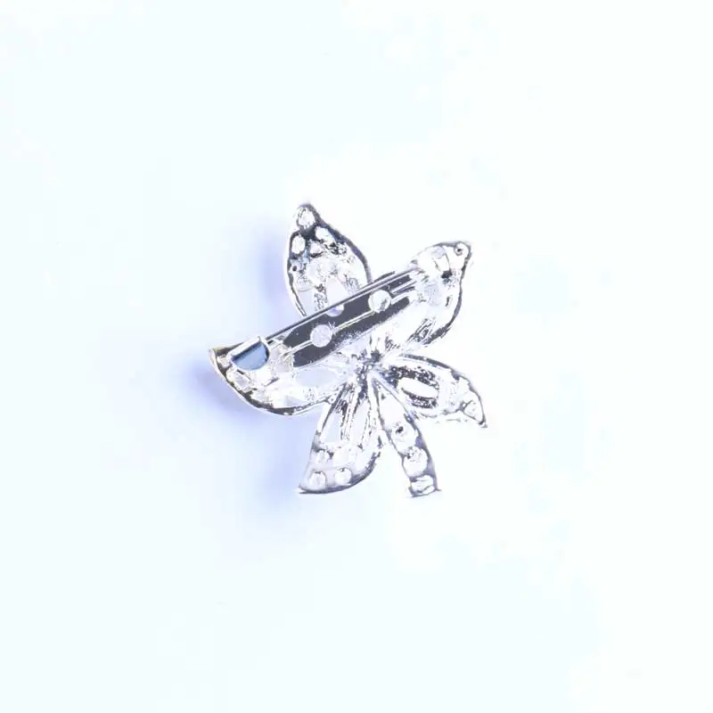 Элегантная жемчужная брошь в виде кленового листа булавка из горного хрусталя