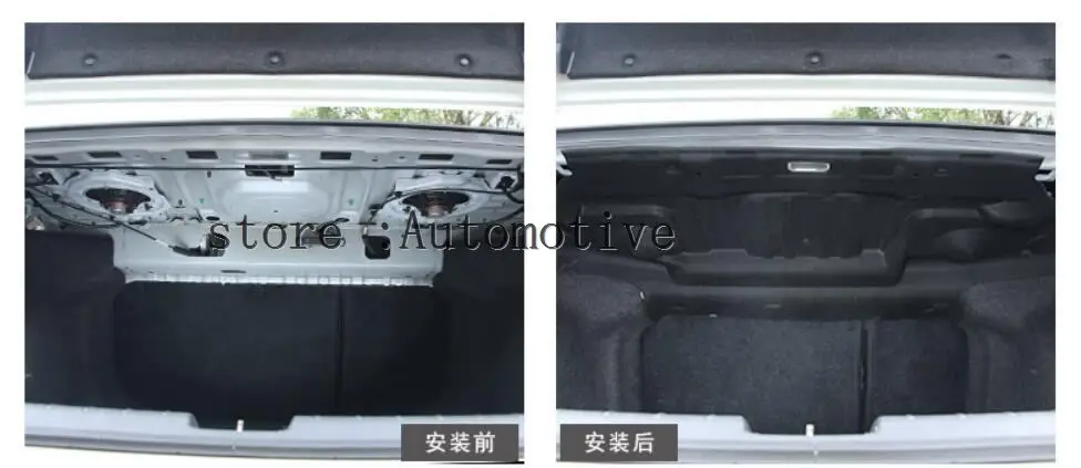 Багажник багажника звукоизоляция хлопок изоляция для Honda Civic автомобиля-Стайлинг чехлы