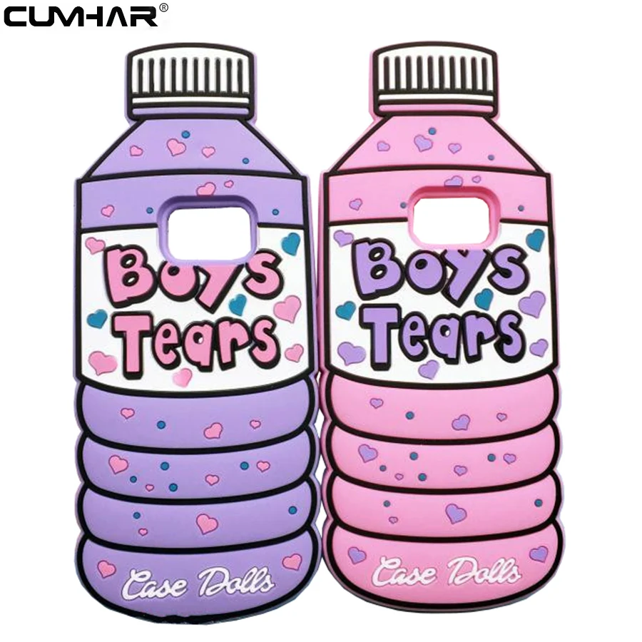 3D «Boys Tears» Милая бутылка для Galaxy S8 Plus чехол мягкий мультяшный силиконовый телефон для samsung S6 S7 Edge Plus Note 8 4 5 Чехол Note8