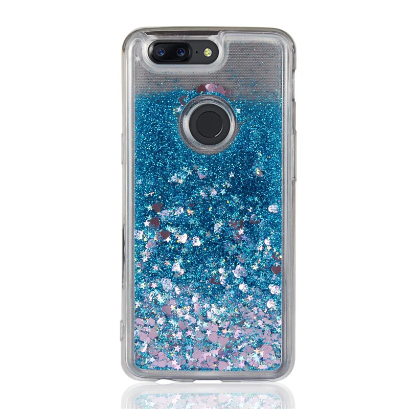 Caseier модные жидкие блестки песок телефон для Oneplus 5t мягкий чехол Fundas Coque Capas Capinha