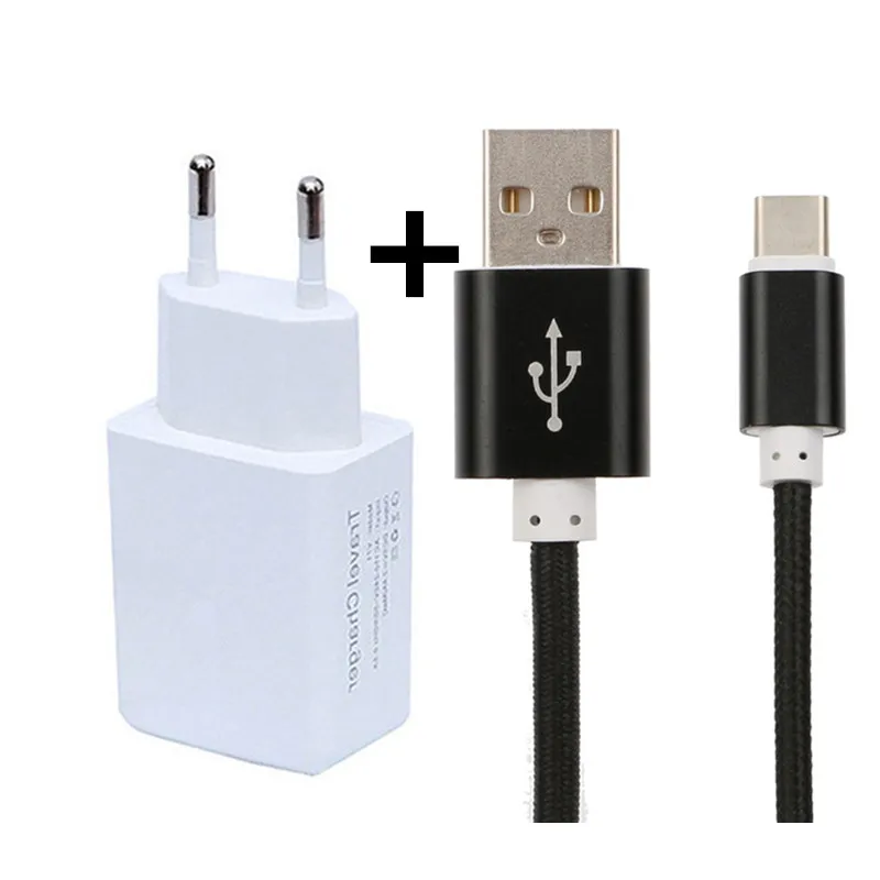 Зарядное устройство переменного тока с портом USB Type C и зарядным шнуром для Xiaomi mi 5