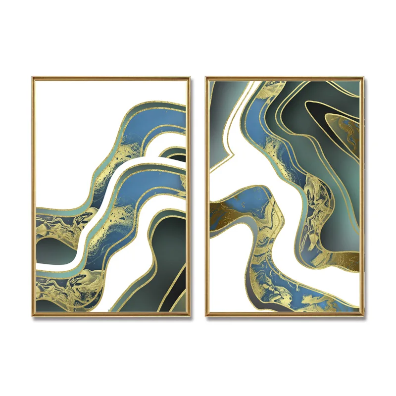 Лидер продаж набор из 2 предметов красивая серия цветов белого золота Картина на