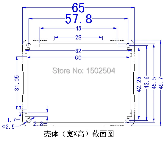Алюминиевый корпус инструмента электроника печатная плата проектная коробка