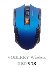 VOBERRY 2,4 ГГц Беспроводная мышь портативная мини мышь 2,4 ГГц Беспроводная 1200 dpi Милая хомяк креативная мышь беспроводная мышь для ноутбука