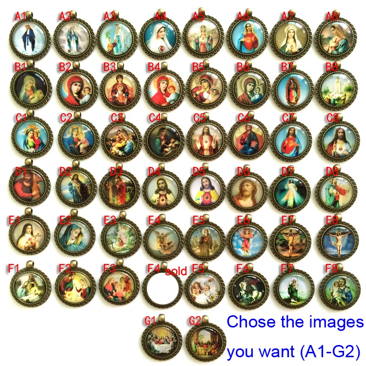 Католики Saint медалей Девы Марии Иисуса Тайная вечеря Сент-Тереза Бенедикт