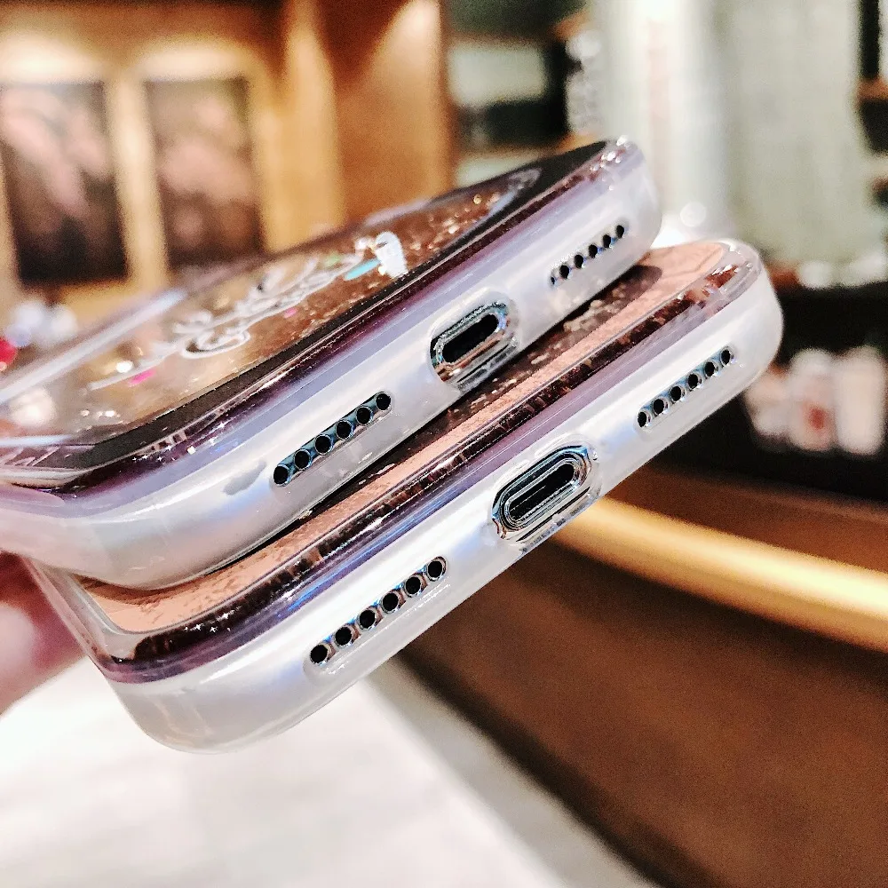 Чехол для телефона XCZJ Wishing bottle iPhone X XR Capa сыпучий песок с блестками чехол 7 6s plus 7plus 8