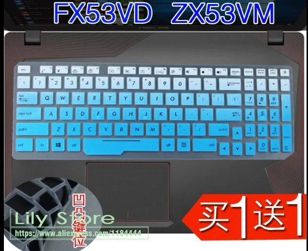Защитная крышка для клавиатуры ноутбука Asus Rog Fx53 Fz53 Zx53 Gl553 Fx73Vd7700 Zx73Vd7700 Zx73 Gfx Zx70 Gl771 17