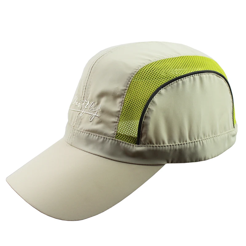 Luminous bar breathable cap men summer dry hat thin |