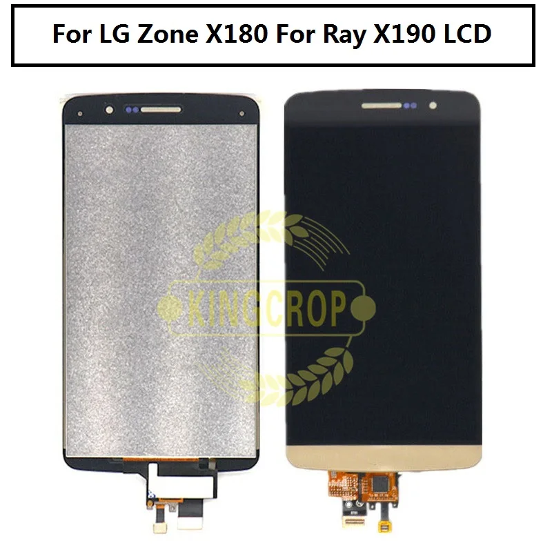 Для LG Zone X180 для Ray X190 ЖК-дисплей с рамкой + кодирующий преобразователь сенсорного