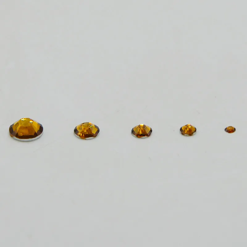 

Rhinestones Like Coffee Color Mixed Sizes Crystal Non Hotfix Flatback Rhinestones For 3D Nail Art Decoration Gems DIY