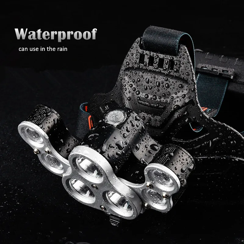 USB Супер яркая фара фары Регулируемый угол освещения 7 светодиодов