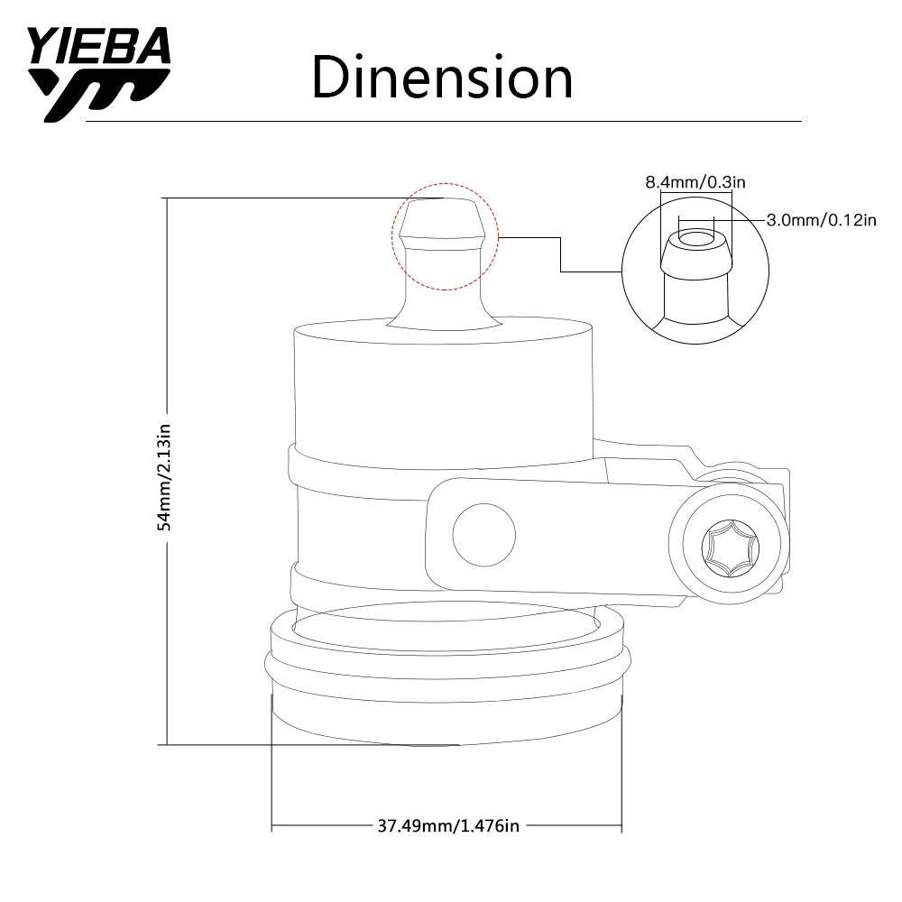 Тормозной бак Сцепления Мотоцикла жидкость резервуар масло Жидкости чашки чашка