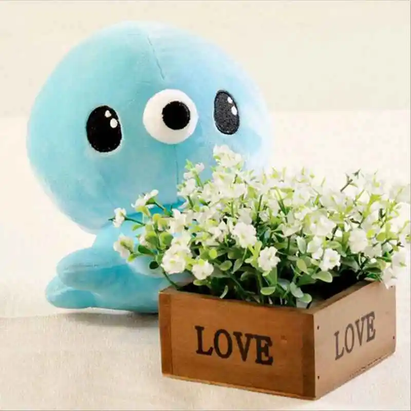 1 шт. 20 см милые плюшевые игрушки лук маленький плюшевый Осьминог плюшевая кукла