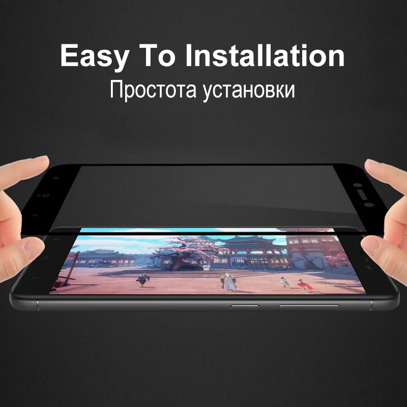 2 шт закаленное Стекло для Xiaomi Redmi 4x 5A 5 плюс полное покрытие защитной Note Pro mi A1|tempered
