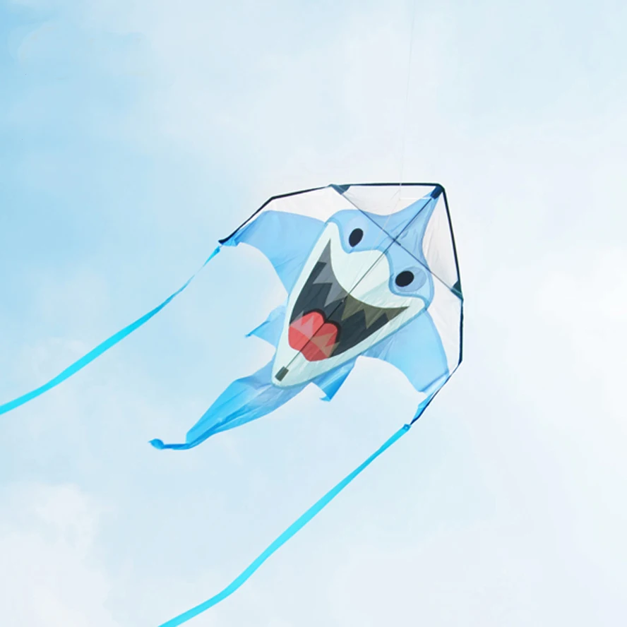 Животное акула трюк крутой воздушный змей ручка линия катушка Спорт Kitesurf