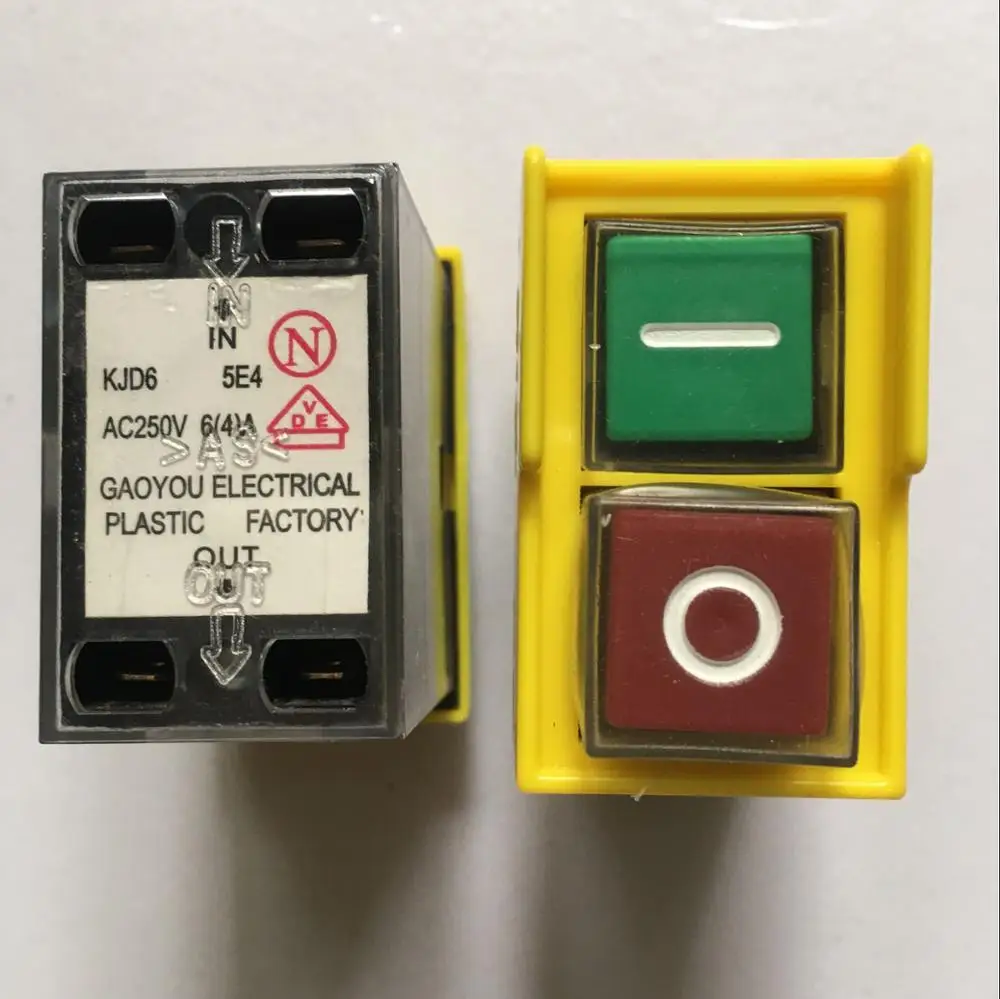 5 шт. магнитный переключатель KJD6 5E4 AC250V 6 (4) A электромагнитный