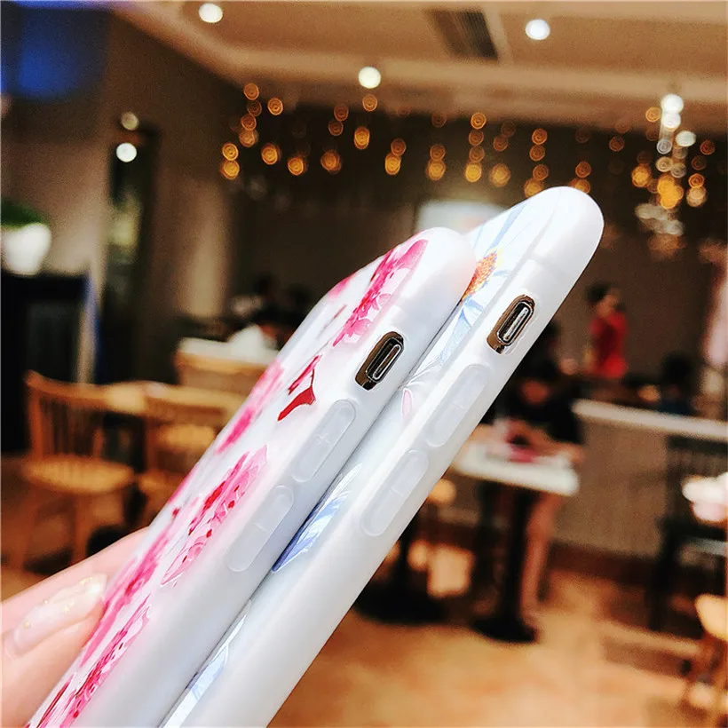 HEMASOLY Painted Flower Silicone Case For Huawei Mate 10 ALP-L09 ALP-L29 ALP-AL00 Soft Fashion Retro Patterned Back Cover |