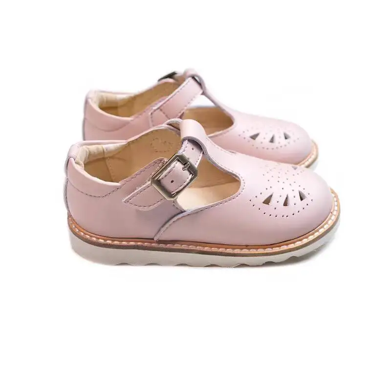 Детская обувь высокого качества из коровьей кожи для мальчиков и девочек черная