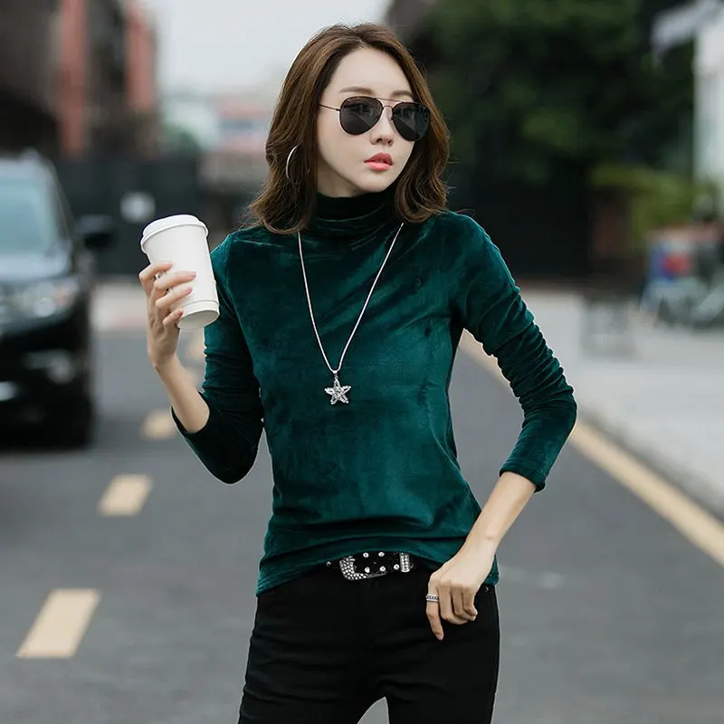 Gigogou Women Pullover Sweater 2019 Autumn Winter Turtleneck Long Sleeve Warm Female Jumper Slim Ladies | Женская одежда