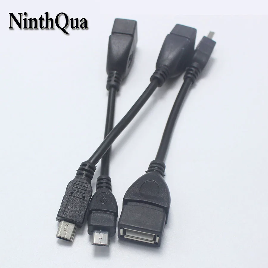 NinthQua 1 шт. USB 2 0 гнездо для микро/Мини 5Pin папа конвертер OTG адаптер кабель смартфона