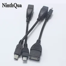 NinthQua 1 шт. USB 2 0 гнездо для микро/Мини 5Pin папа конвертер OTG адаптер