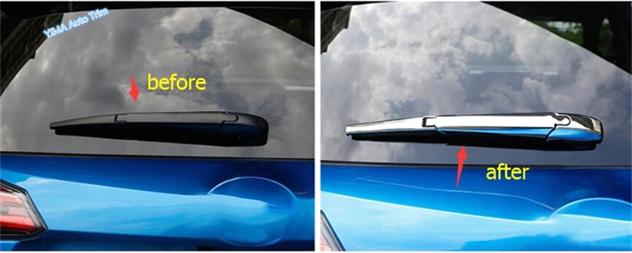 Чехол стеклоочистителя для TOYOTA RAV4 RAV 4 2014 2015 2016 2017 2018 ABS Auto Styling 3