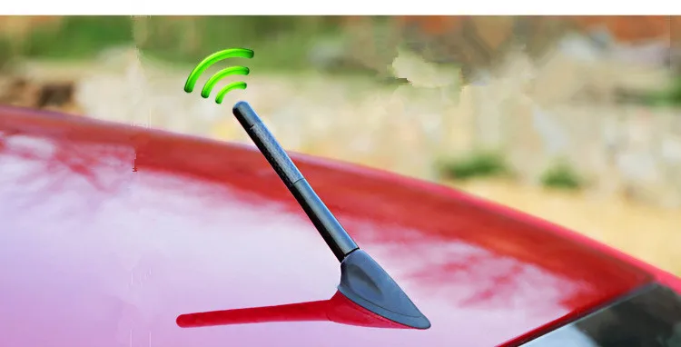 Автомобильная короткая металлическая радиосигнальная антенна из углеродного