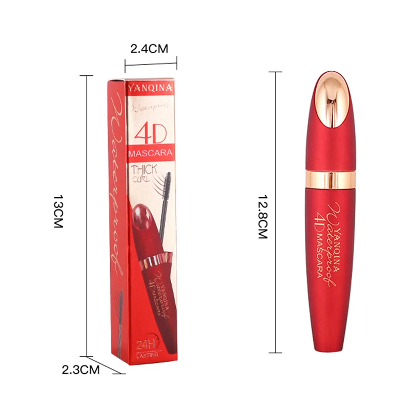 Hot 1 Pcs 4D Dense Mascara Curling Lengthen Eyelash Waterproof Long Lasting SJ66 |