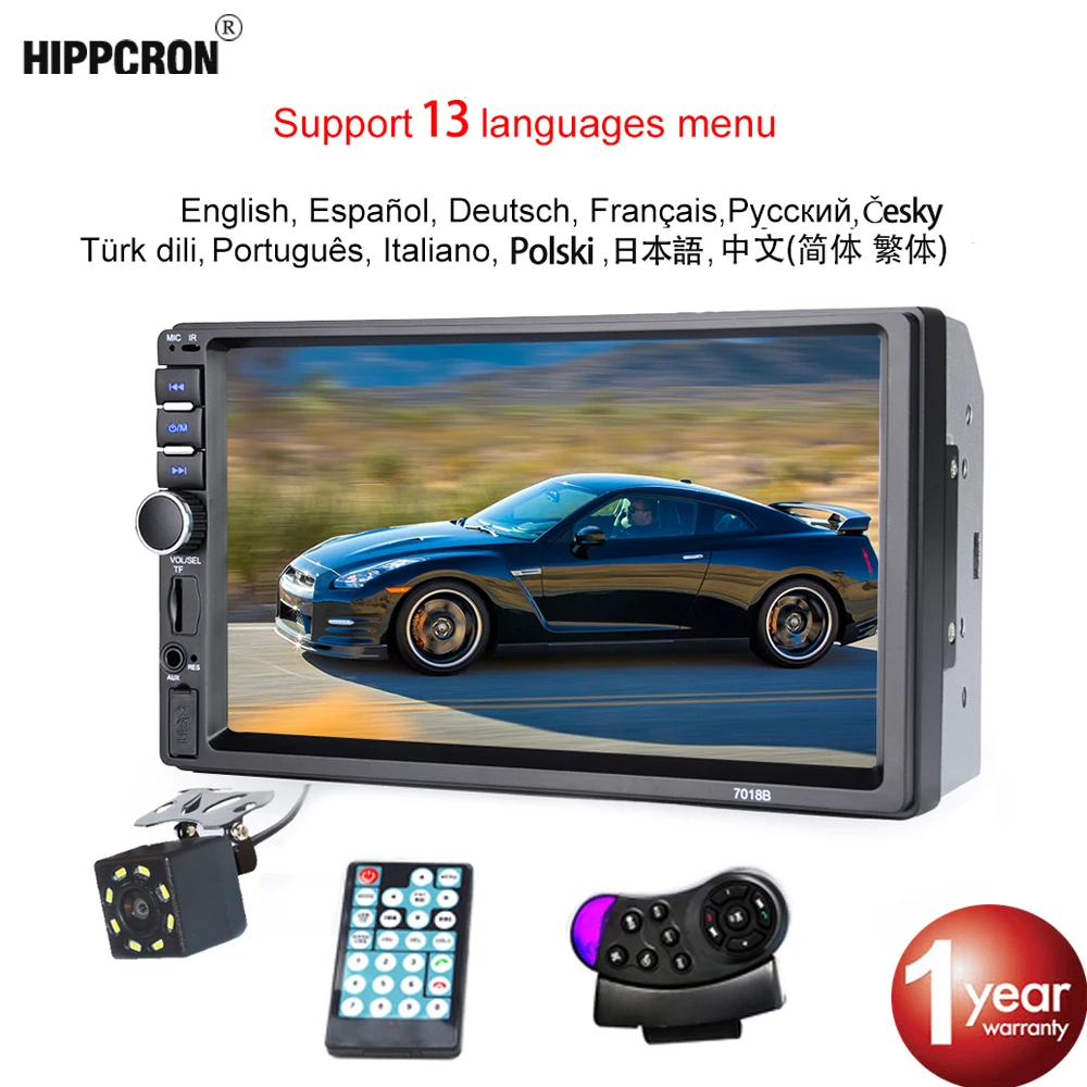 Viecar Автомагнитола HD " сенсорный экран стерео 2 Din Bluetooth FM ISO мощность SD USB Mp5 плеер нет или с камерой