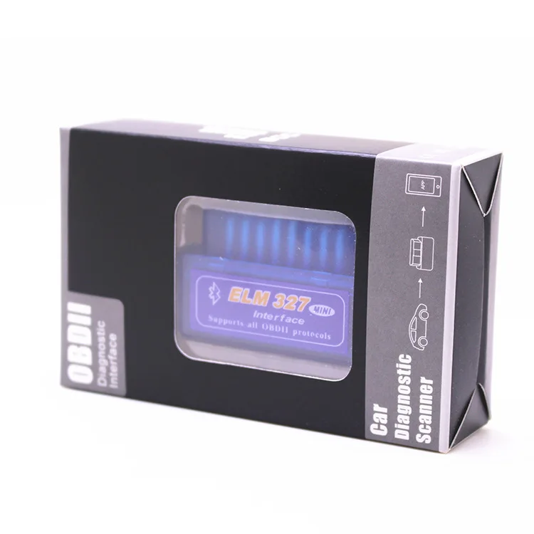 Автомобильный сканер OBD mini ELM327 Bluetooth OBD2 V2.1 OBDII 2 автомобильный тестер ELM 327