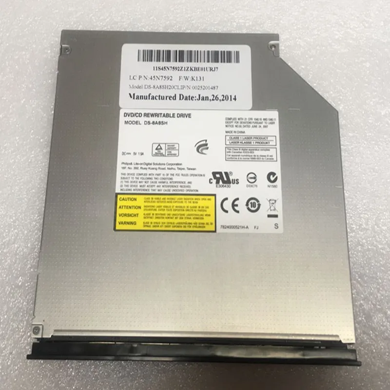 DVD-привод lenovo ThinkPad E420 E425 E520 записанный DVD-диск со встроенной панелью для CD-дисков |
