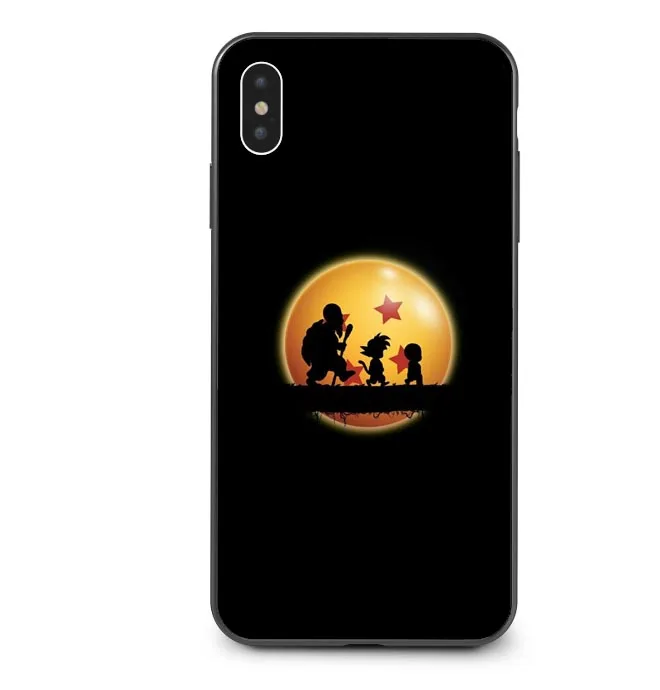 Dragon Ball z goku DragonBall Coque Shell чехол для телефона черный мягкий чехол для iPhone X 7 8 Plus 6 6s Plus 5 5S SE XS MAX XR XS