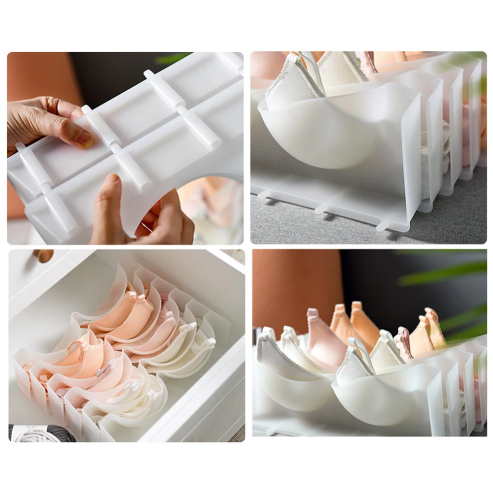 

6pcs 34*3*10cm Bra Underwear Lingerie Case Bag Storage Box Travel Portable Free Combination Suit Underwear Storage Boxes