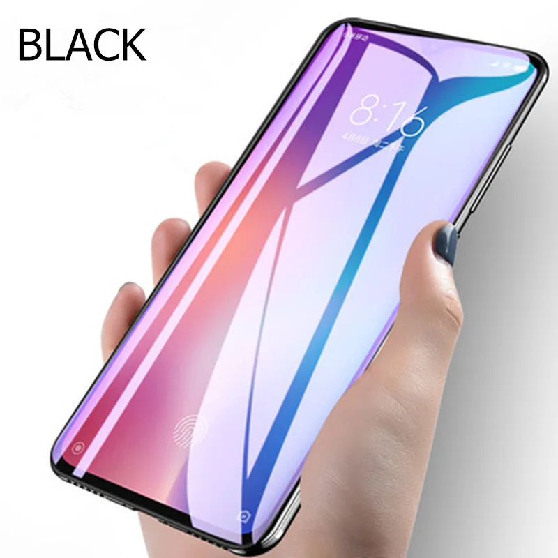 LITBOY 10D Закаленное стекло для Xiaomi Mi 9 Mi 9 SE Защитная пленка для стекла Стекло с полной крышкой для Xiaomi Mi9 SE Mi8 Защитная пленк - Цвет: BLACK