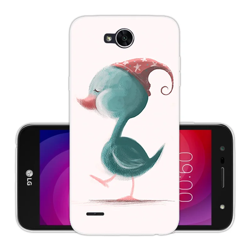 For LG X power 2 / K10 Power 5.5&quot Soft Silicone Transparent TPU power2 Phone Cases Protective Star Back Cover |