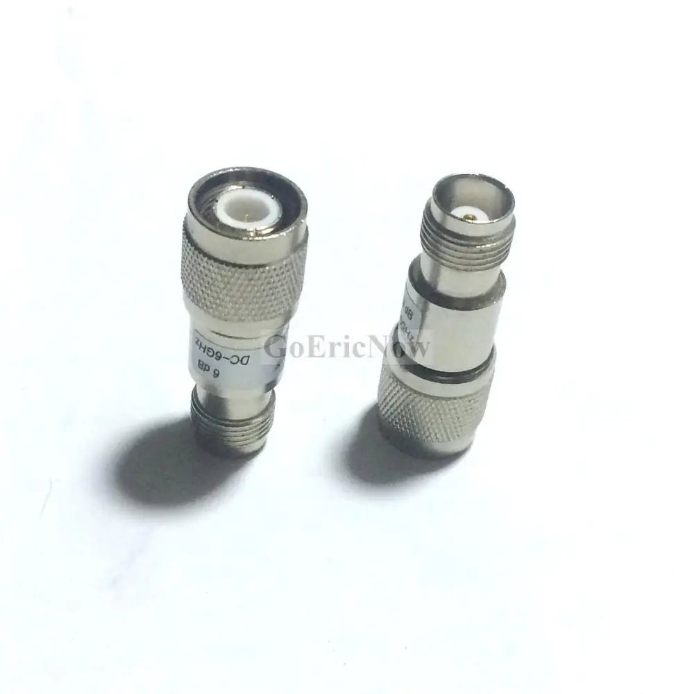 1 pcs 2W DC-3GHz TNC Type Male to Female coaxial fixed attenuator connector | Connectors